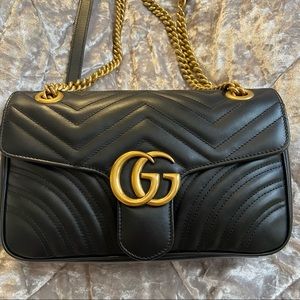 Gucci GG Marmont Small Matelasse Shoulder Bag